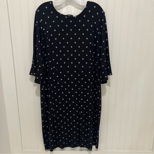 zara black dress with white collar Funnel Neck Sweater Dress in Soft Jersey
